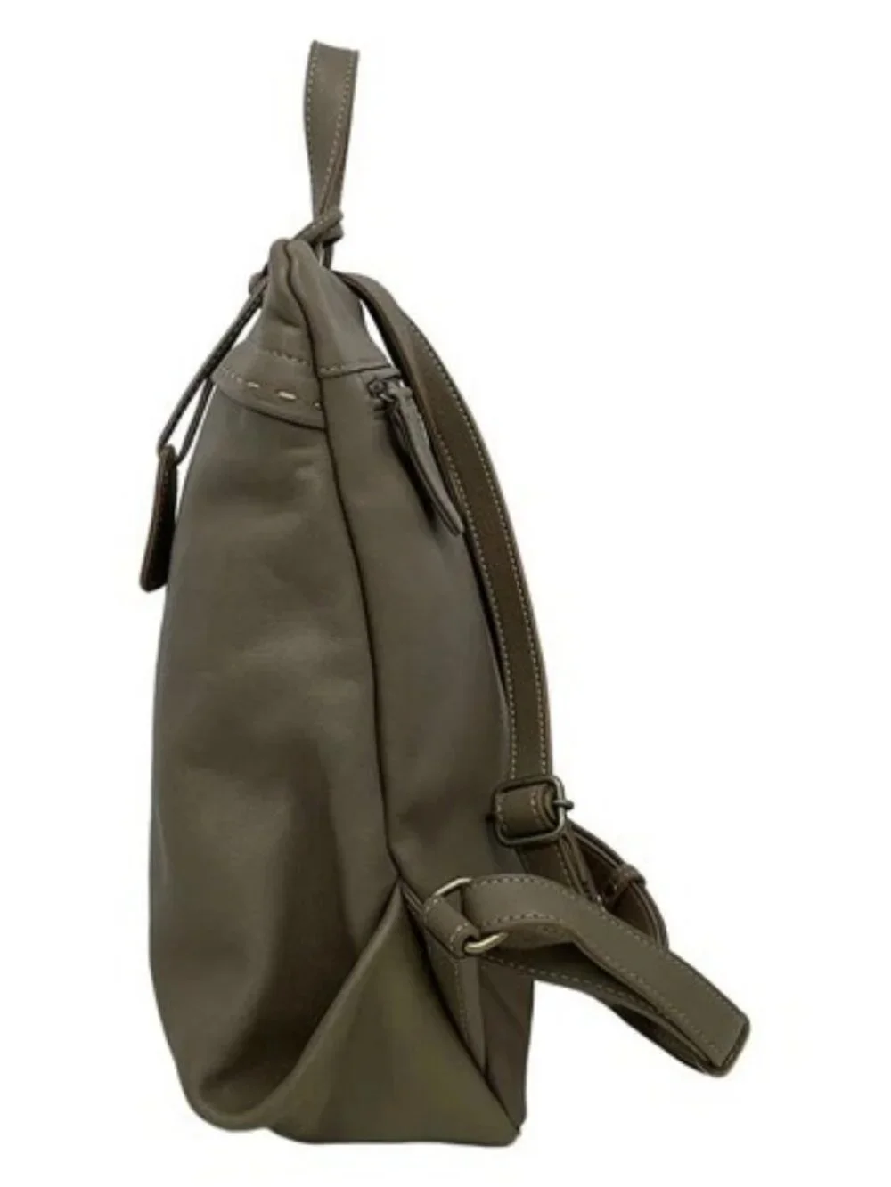 Dakota Beige Leather Backpack